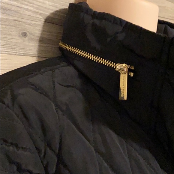 MICHAEL KORS | Black Quilted Coat Jacket SMALL - Picture 4 of 11